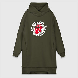 Женская толстовка-платье Rolling Stones, Роллинг Стоунз