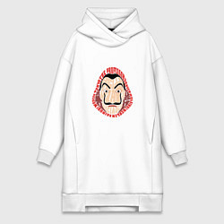 Женская толстовка-платье Бумажный домик