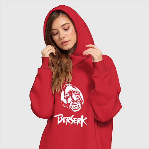 Женская толстовка-платье Апостол-яйцо / Красный – фото 3