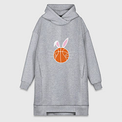 Женская толстовка-платье Basketball Bunny