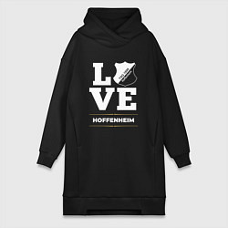 Женское худи-платье Hoffenheim Love Classic, цвет: черный