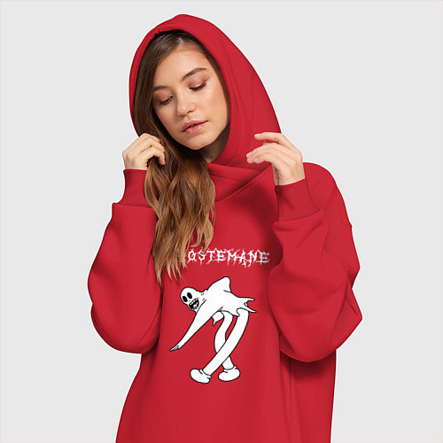 Женская толстовка-платье ГОСТМЕЙН / Красный – фото 3