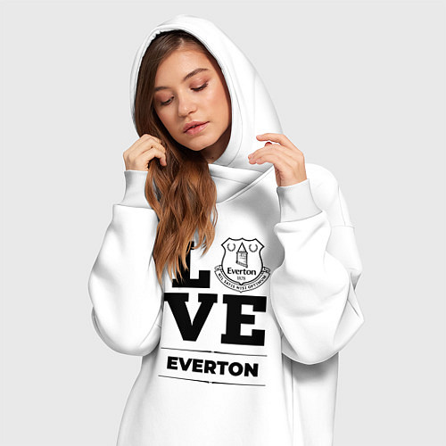 Женская толстовка-платье Everton Love Классика / Белый – фото 3