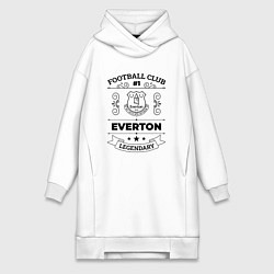 Женская толстовка-платье Everton: Football Club Number 1 Legendary