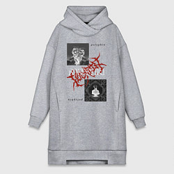 Женская толстовка-платье Polyphia