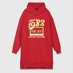 Женская толстовка-платье Сделано в 1982 году, ограниченная серия