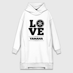 Женское худи-платье Yamaha Love Classic, цвет: белый