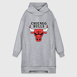 Женская толстовка-платье Chicago Bulls