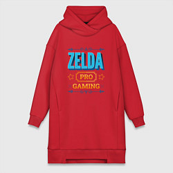 Женское худи-платье Игра Zelda pro gaming, цвет: красный