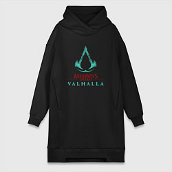 Женская толстовка-платье Assassins Creed Valhalla - logo