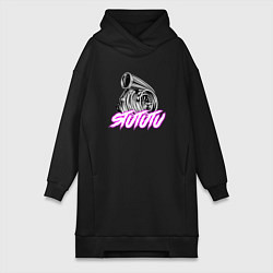 Женская толстовка-платье JDM турбина stututu