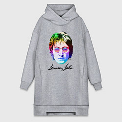 Женская толстовка-платье Леннон Джон