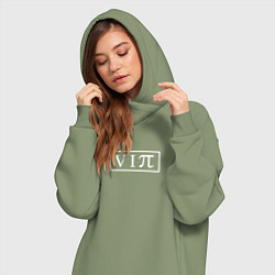 Женское худи-платье Ви Ай Пи - VIP, цвет: авокадо — фото 2