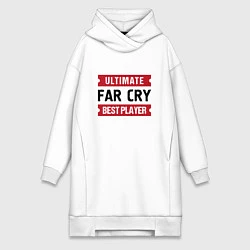 Женское худи-платье Far Cry: Ultimate Best Player, цвет: белый