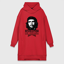 Женское худи-платье Revolution hero, цвет: красный