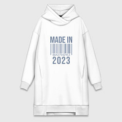 Женская толстовка-платье Made in 2023