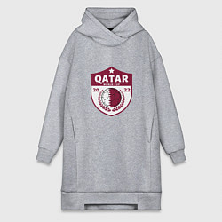 Женская толстовка-платье Qatar - World Cup