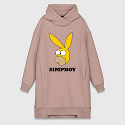 Женская толстовка-платье Simpboy - rabbit Homer