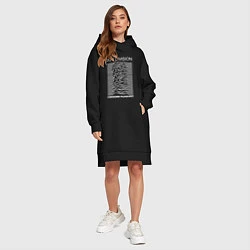 Женское худи-платье Joy Division, цвет: черный — фото 2