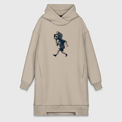 Женская толстовка-платье Следопыт