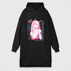 Женская толстовка-платье Zero Two anime