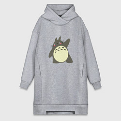 Женская толстовка-платье Hello Totoro