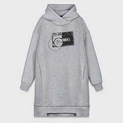 Женская толстовка-платье Cassette