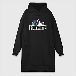 Женская толстовка-платье Лошадка fortnite