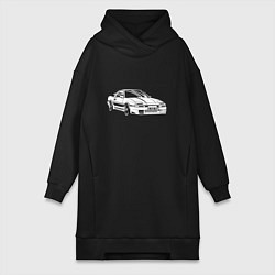 Женская толстовка-платье Toyota Supra MK3