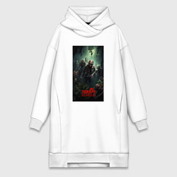 Женская толстовка-платье Зомби на острове