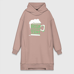 Женская толстовка-платье Пьющая ирландская команда