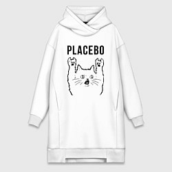 Женская толстовка-платье Placebo - rock cat