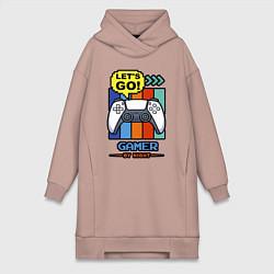 Женская толстовка-платье Gamer by night