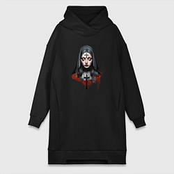 Женская толстовка-платье Evil Nun
