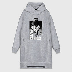 Женская толстовка-платье Death Note - L