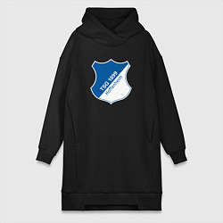 Женское худи-платье Hoffenheim fc germany, цвет: черный