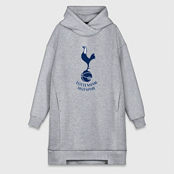 Женское худи-платье Tottenham Hotspur fc sport, цвет: меланж