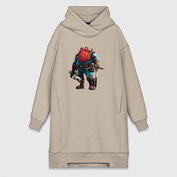 Женская толстовка-платье Deep Rock Galactic