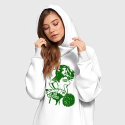 Женское худи-платье Go Celtics, цвет: белый — фото 2
