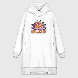 Женское худи-платье Phoenix Suns, цвет: белый