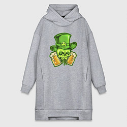 Женская толстовка-платье Ирландское пиво