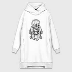 Женская толстовка-платье Белка стильная