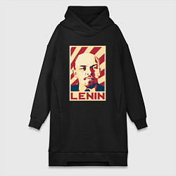 Женская толстовка-платье Vladimir Lenin
