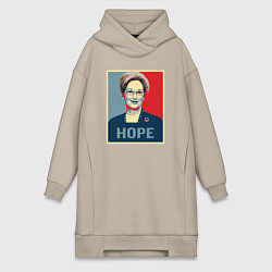 Женская толстовка-платье Мерил Стрип надежда