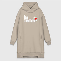 Женская толстовка-платье The godfather love
