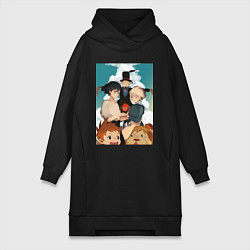 Женская толстовка-платье Ходячий замок Хаул