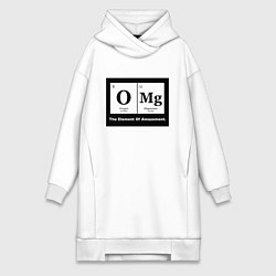 Женская толстовка-платье О мой бог элемент удивления