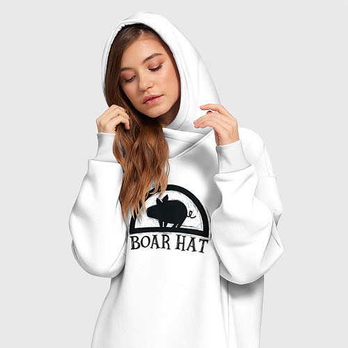 Женская толстовка-платье Семь смертных грехов Хоук / Белый – фото 3