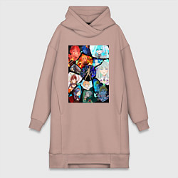 Женская толстовка-платье Re:Zero Субару Нацуки