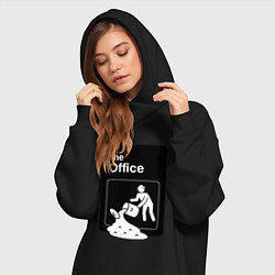 Женское худи-платье Суп и офис, цвет: черный — фото 2